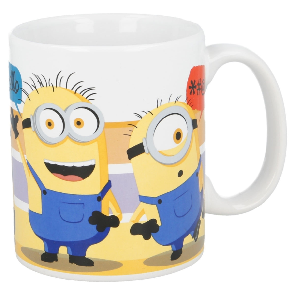Minions 2 Tasse 325ml – Keramikbecher im Geschenkset – Fanartikel für Kinder