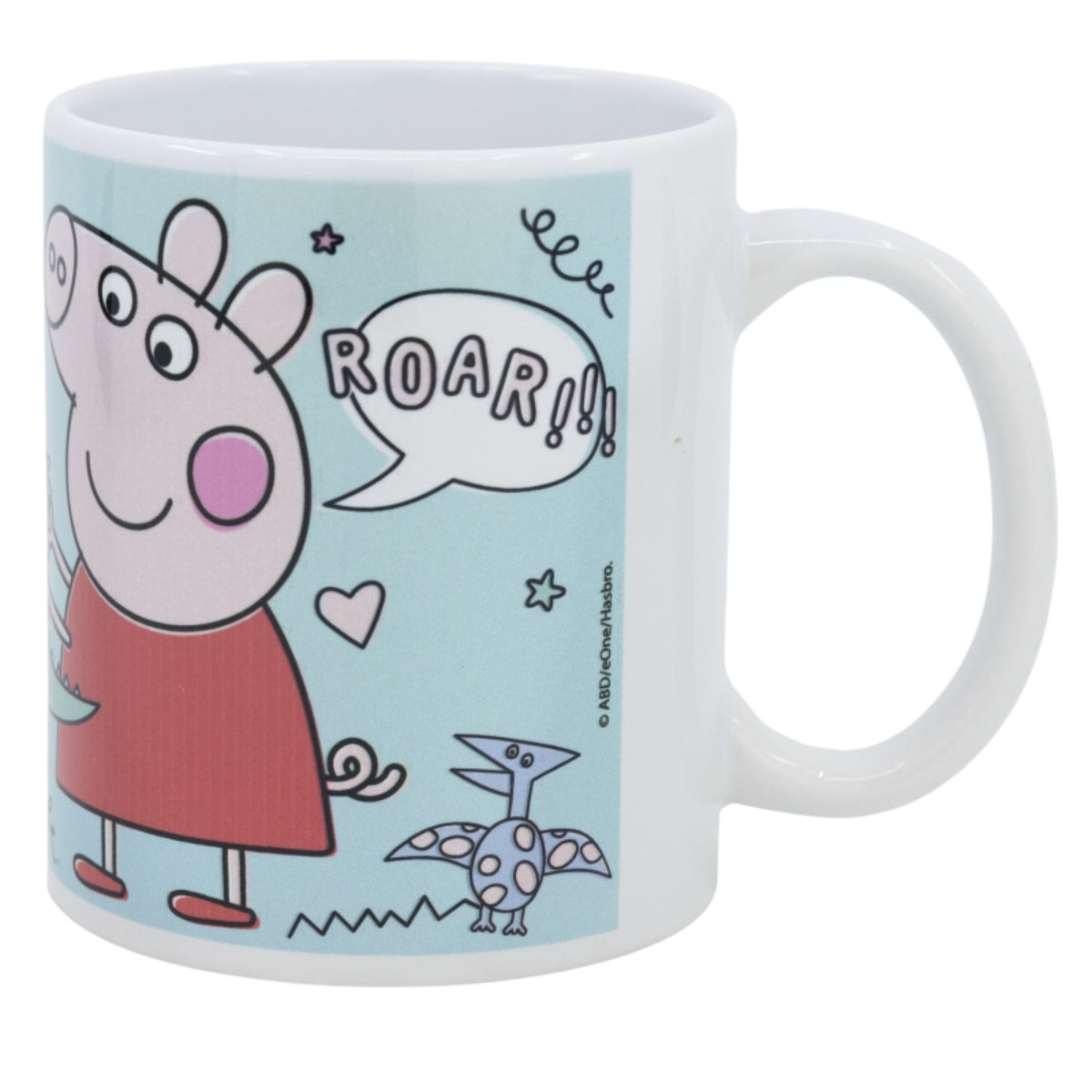 Peppa Pig Tasse 325ml – Keramikbecher im Geschenkset Kinder Fanartikel zur TV-Serie