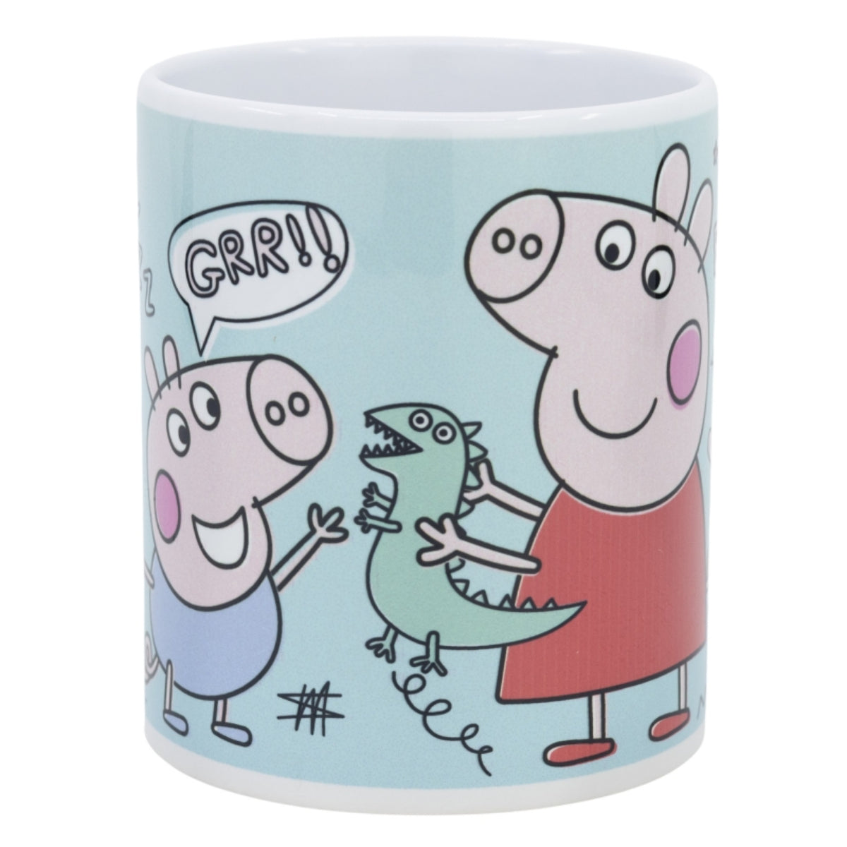 Peppa Pig Tasse 325ml – Keramikbecher im Geschenkset Kinder Fanartikel zur TV-Serie
