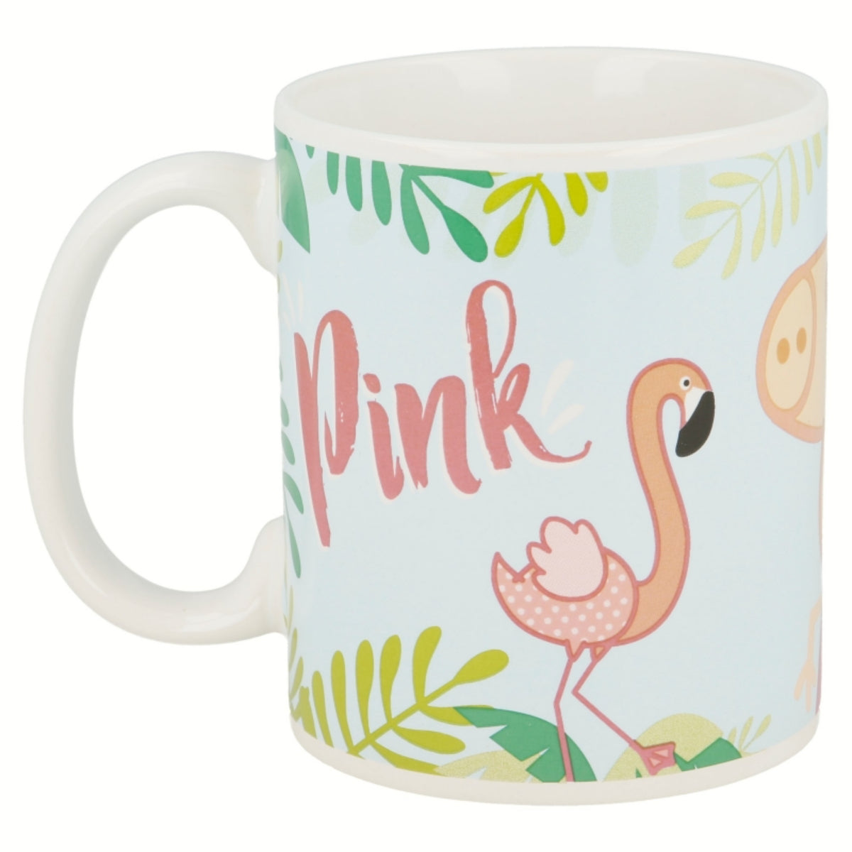 Peppa Pig Tasse 325ml – Pink Flamingo Keramikbecher im Geschenkset für Kinder