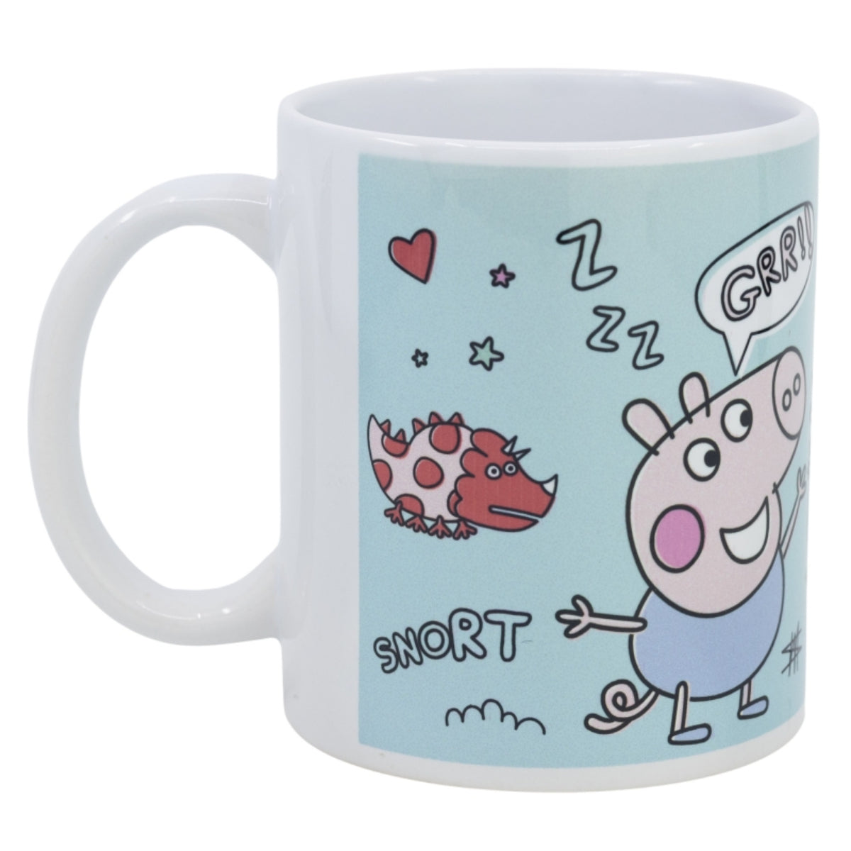 Peppa Pig Tasse 325ml – Keramikbecher im Geschenkset Kinder Fanartikel zur TV-Serie