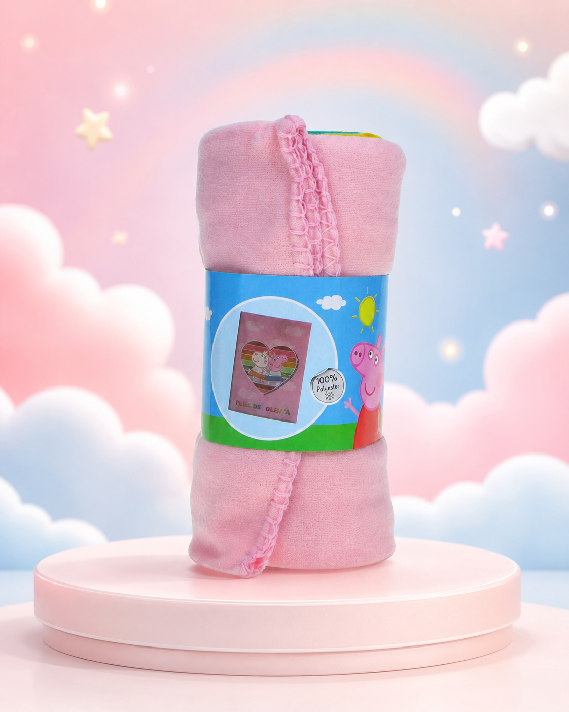 Peppa Pig Fleecedecke – Flauschiger Komfort für Kinder, 140 x 100 cm