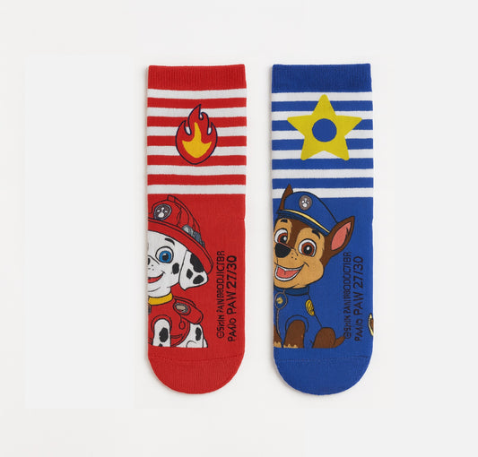 Paw Patrol 2-Paar Anti-Rutsch-Socken – Weiche Strümpfe für Mädchen & Jungen