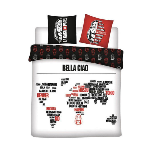 La Casa de Papel Bettbezug für zwei Personen 240x220cm