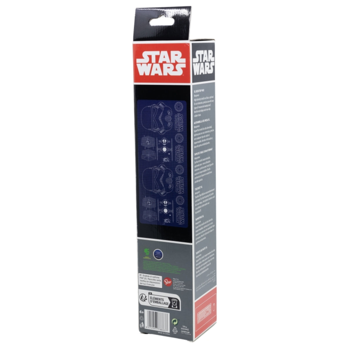 Star Wars Schreibtischunterlage – XL Mousepad & Schreibtischmatte 78x34 cm für Fans