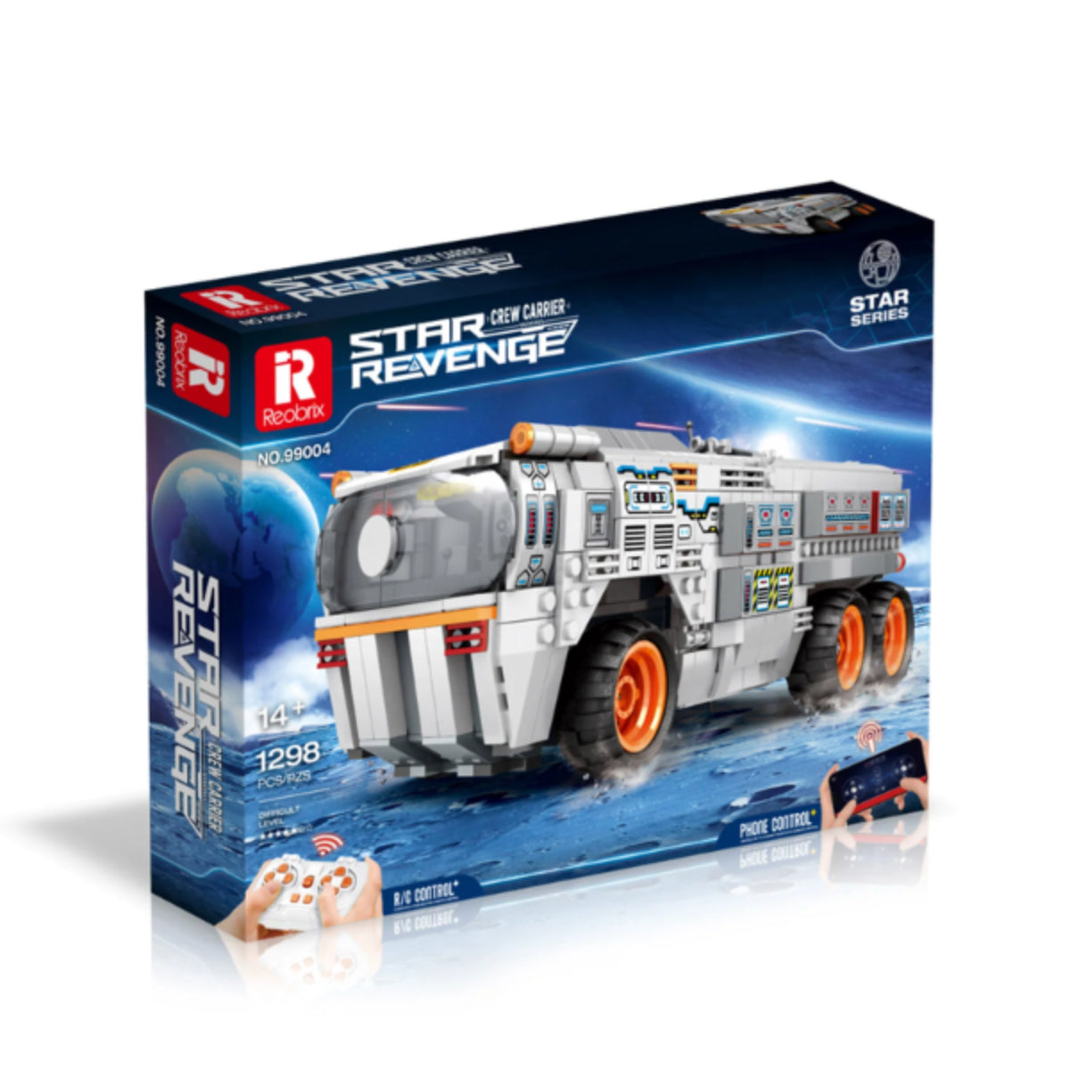 Reobrix 99004 Transportfahrzeug Klemmbaustein RC Fahrzeug 1298 Teile ab 14