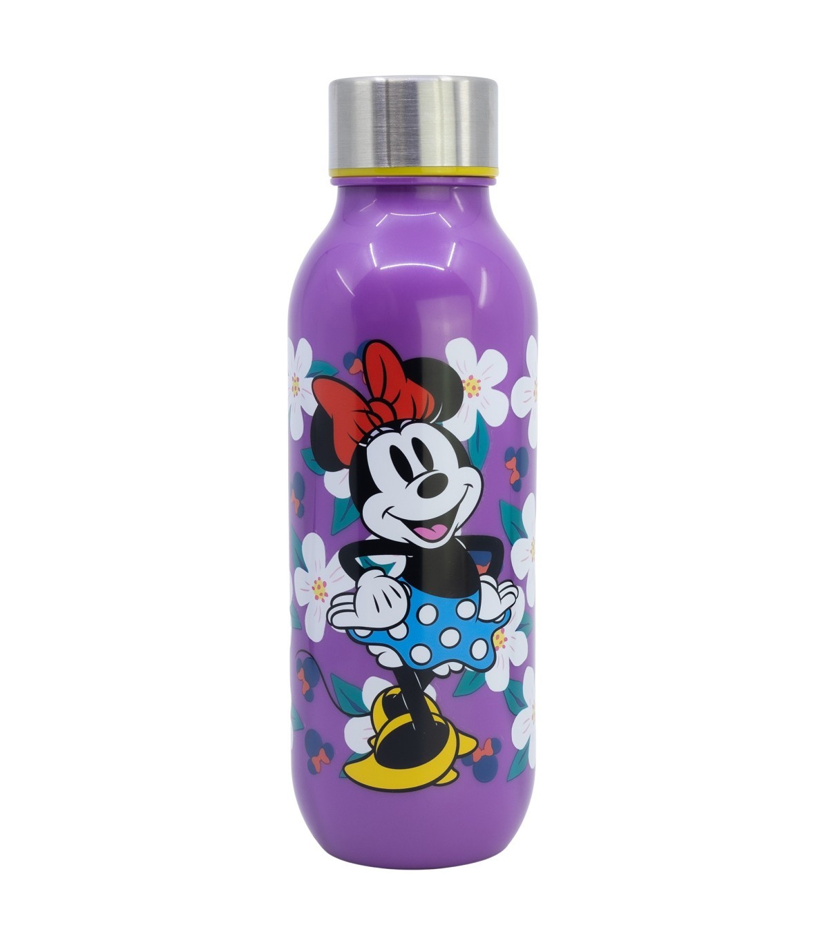 Disney Minnie Mouse Discovery Trinkflasche 640 ml Kinder Wasserflasche mit Schraubdeckel