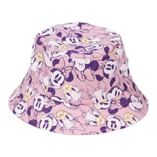 Disney Minnie Mouse Fischerhut Kinder Sommerhut & Sonnenkappe mit UV-Schutz