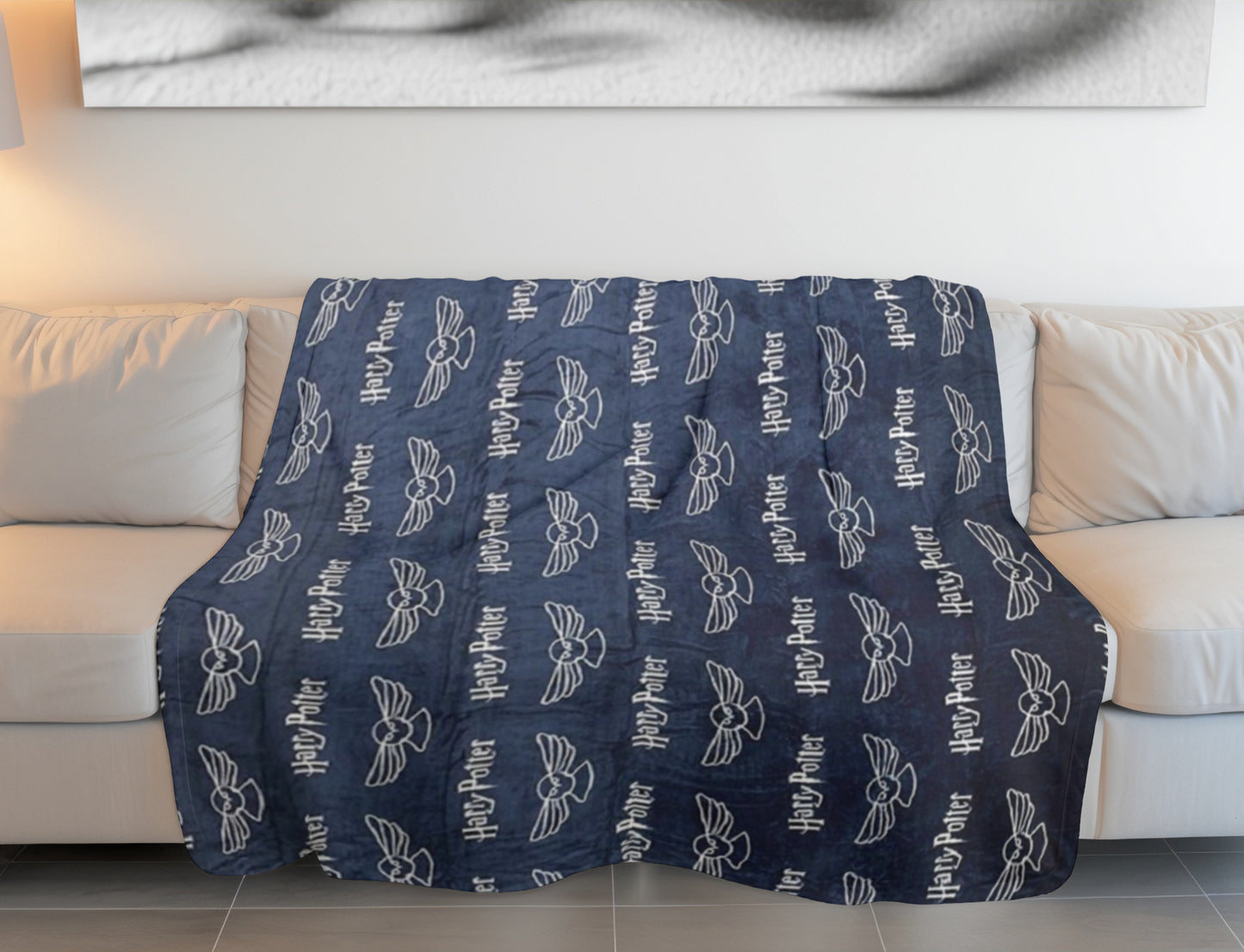 Harry Potter Decke – Wohndecke 130x170 cm für Kinderzimmer und mehr