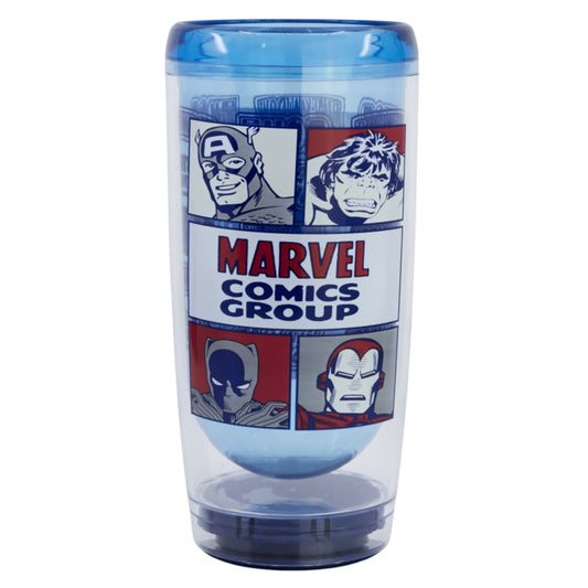 Marvel Becher mit Smartgrip 705 ml Doppelwandiger Thermo-Tumbler Anti-Kipp