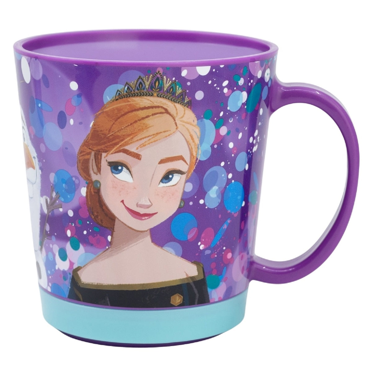 Disney Frozen Kippsicher Trinkbecher PP 410 ml – Drop Safe Plastikbecher mit Smartgrip-System