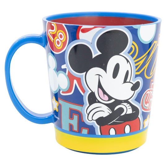 Disney Mickey Mouse Kippsicher Trinkbecher PP 410 ml – Drop Safe Plastikbecher mit Smartgrip-System