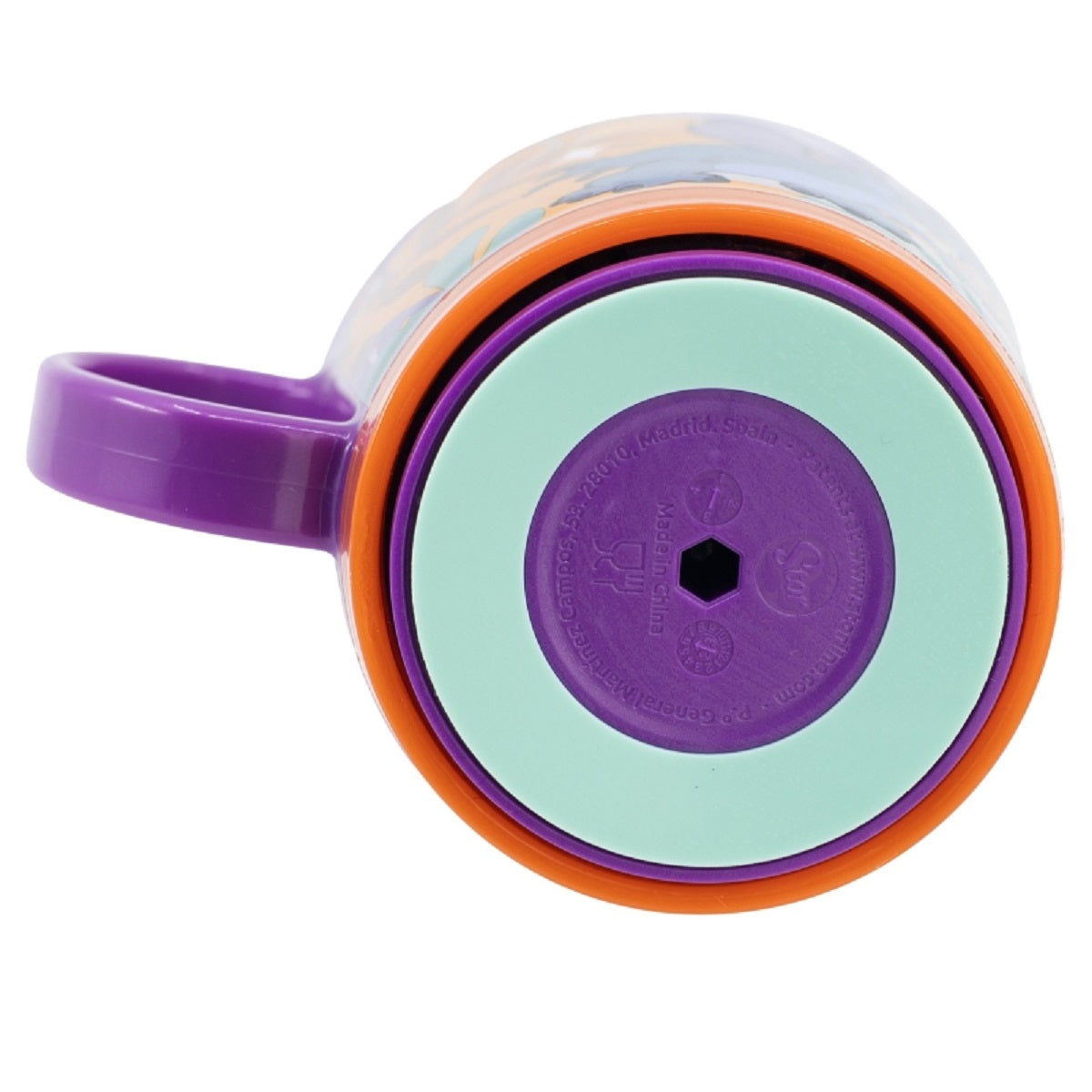 Lilo & Stitch Kippsicher Trinkbecher PP 410 ml – Drop Safe Plastikbecher mit Smartgrip-System