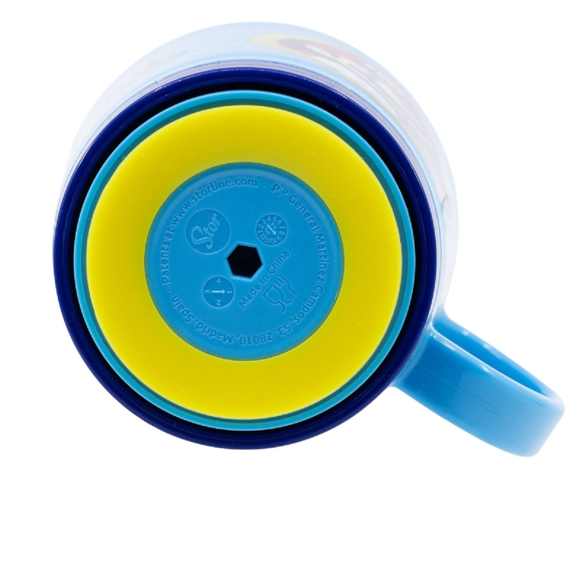 Super Mario Kippsicher Trinkbecher PP 410 ml – Drop Safe Plastikbecher mit Smartgrip-System