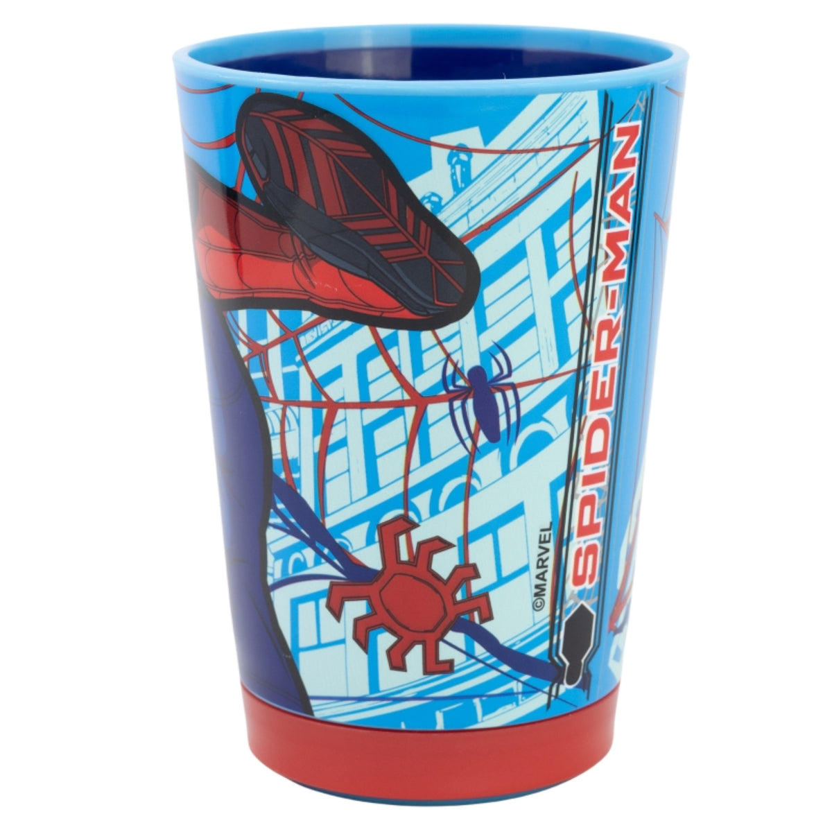 Spiderman Kippsicher Trinkbecher PP 470 ml Drop Safe Plastikbecher mit Smartgrip-System
