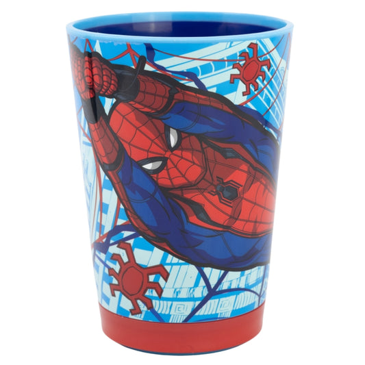 Spiderman Kippsicher Trinkbecher PP 470 ml Drop Safe Plastikbecher mit Smartgrip-System