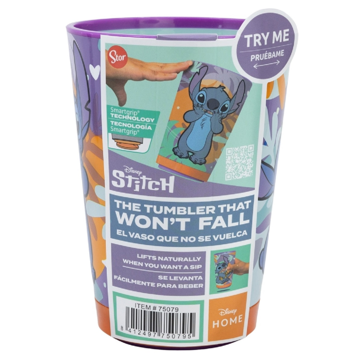 Lilo & Stitch Kippsicher Trinkbecher PP 470 ml Drop Safe Plastikbecher mit Smartgrip-System