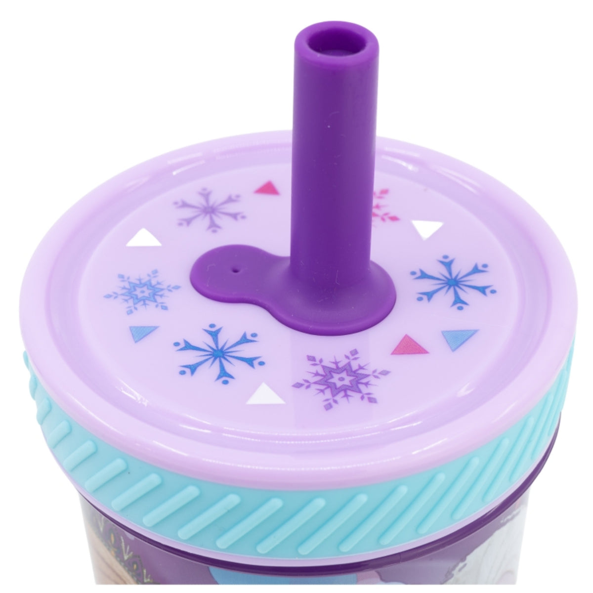 Disney Frozen Kippsicher Trinkbecher PP 370 ml – Drop Safe Plastikbecher mit Smartgrip-System