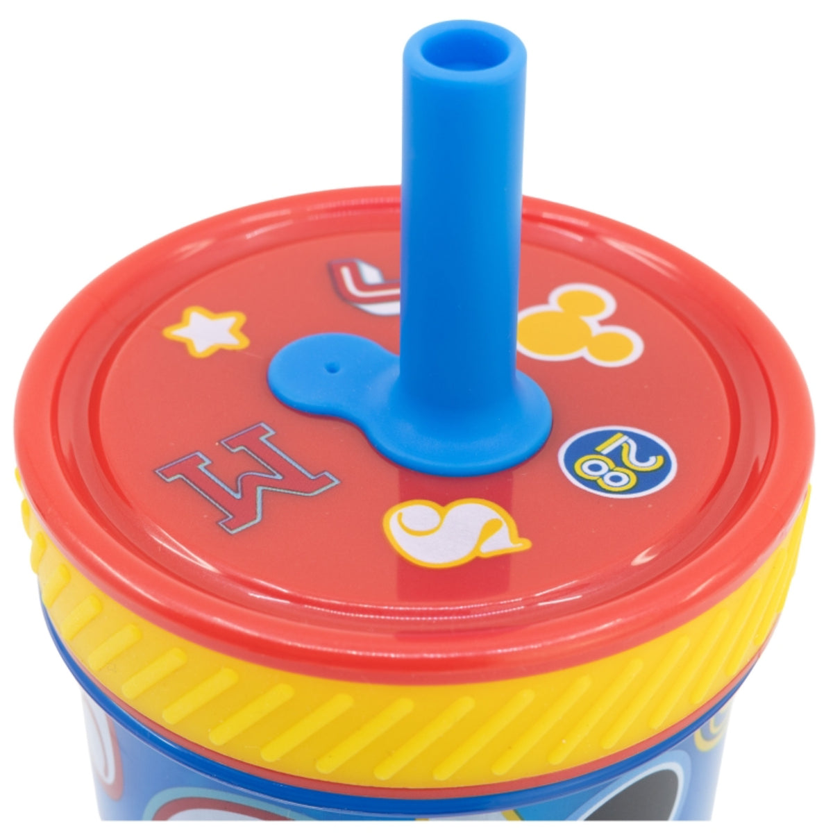 Disney Mickey Mouse Kippsicher Trinkbecher PP 370 ml – Drop Safe Plastikbecher mit Smartgrip-System