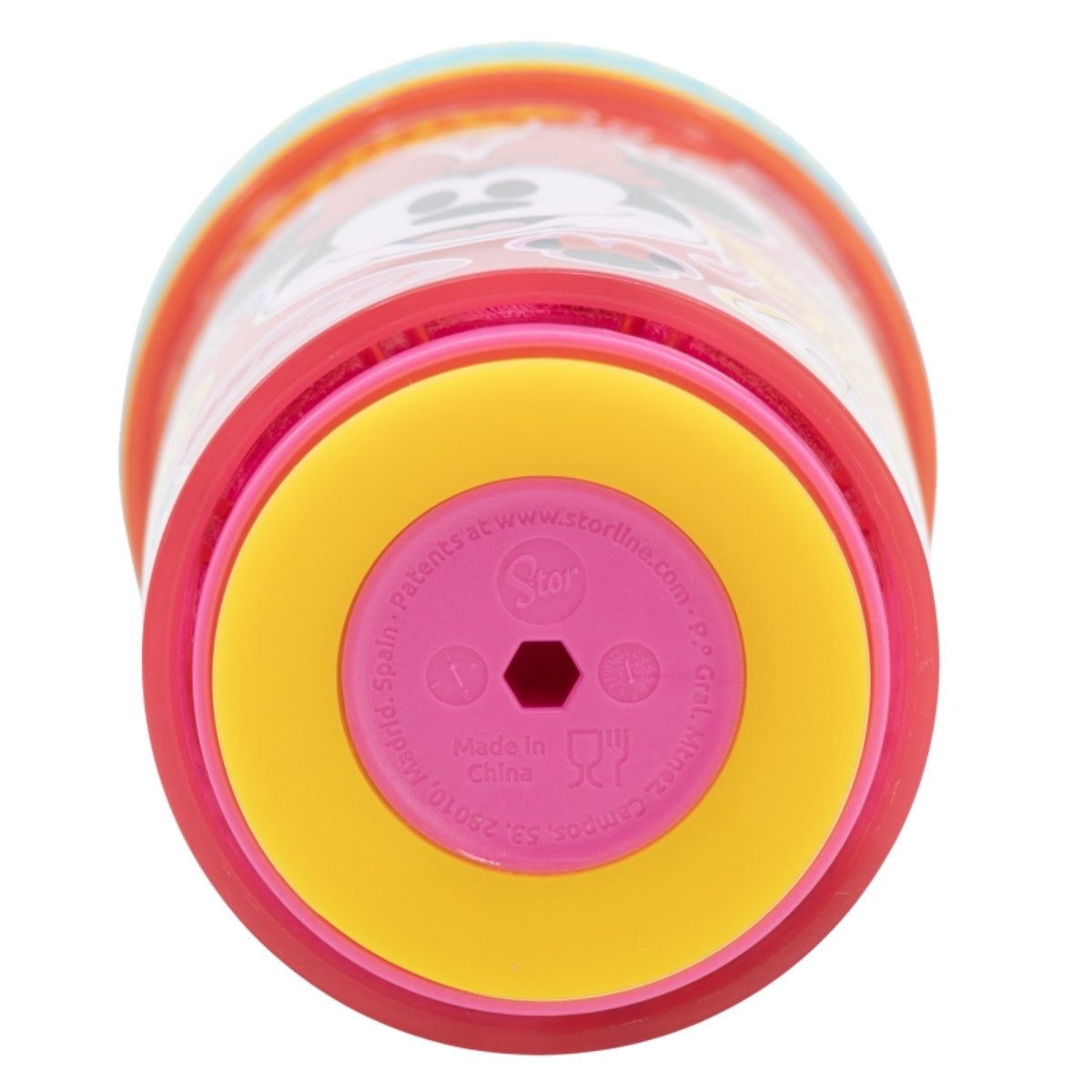 Disney Minnie Mouse Kippsicher Trinkbecher PP 370 ml – Drop Safe Plastikbecher mit Smartgrip-System