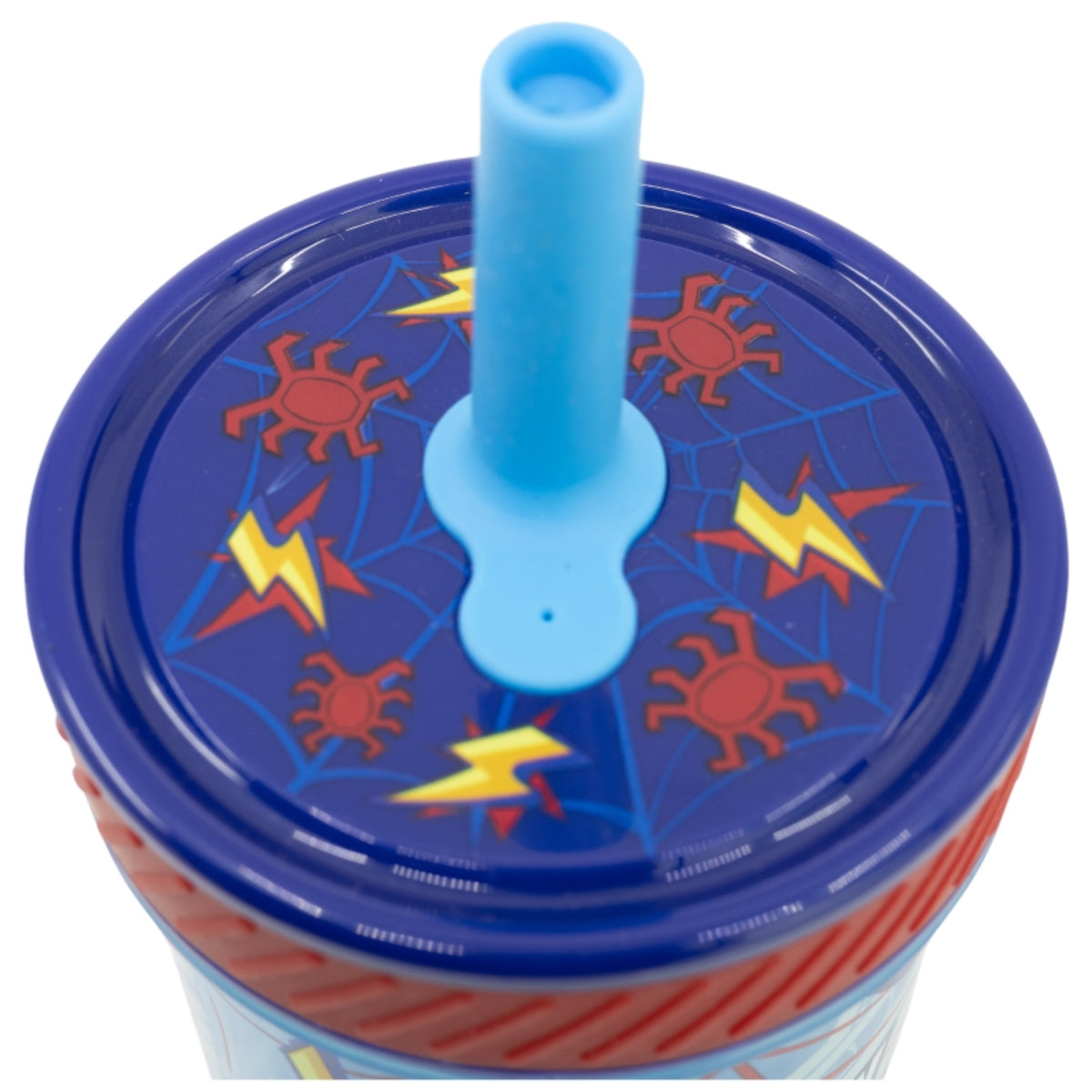 Spiderman Kippsicher Trinkbecher PP 370 ml – Drop Safe Plastikbecher mit Smartgrip-System