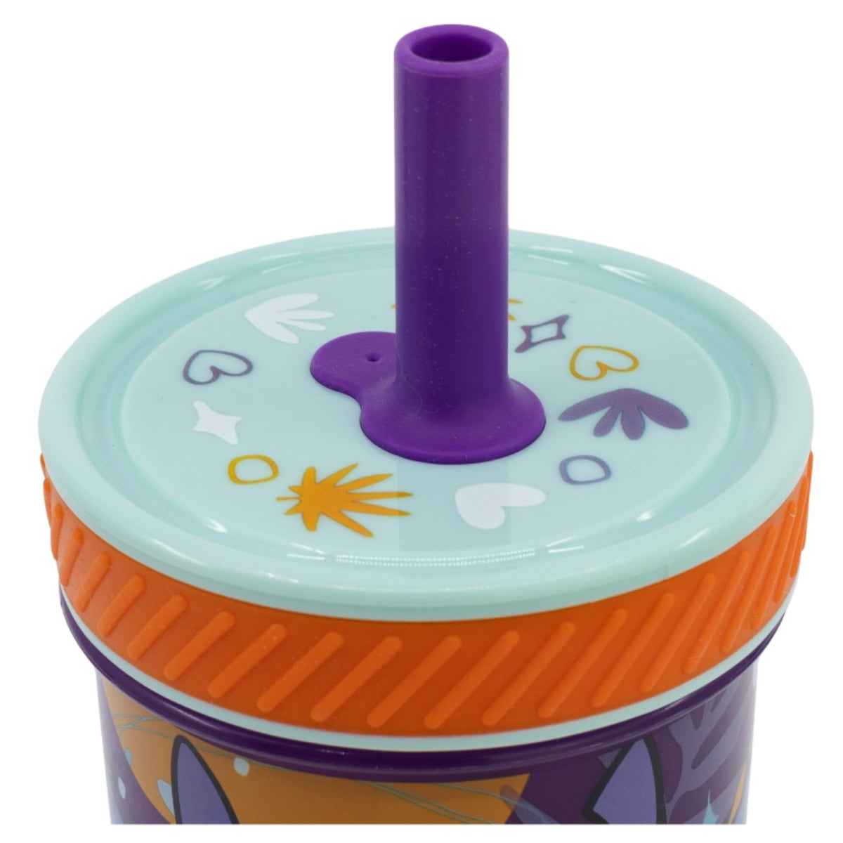 Lilo & Stitch Kippsicher Trinkbecher PP 370 ml – Drop Safe Plastikbecher mit Smartgrip-System