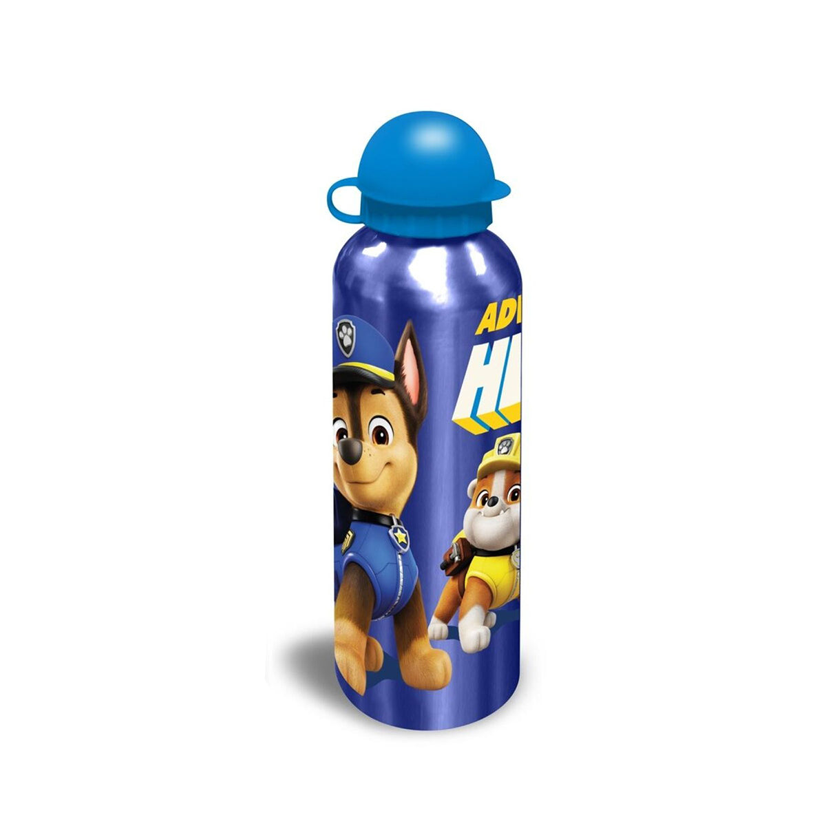 Paw Patrol Kinder Wasserflasche 500 ml – Aluminium Flasche für Sport & Freizeit, Schule - Dunkelblau