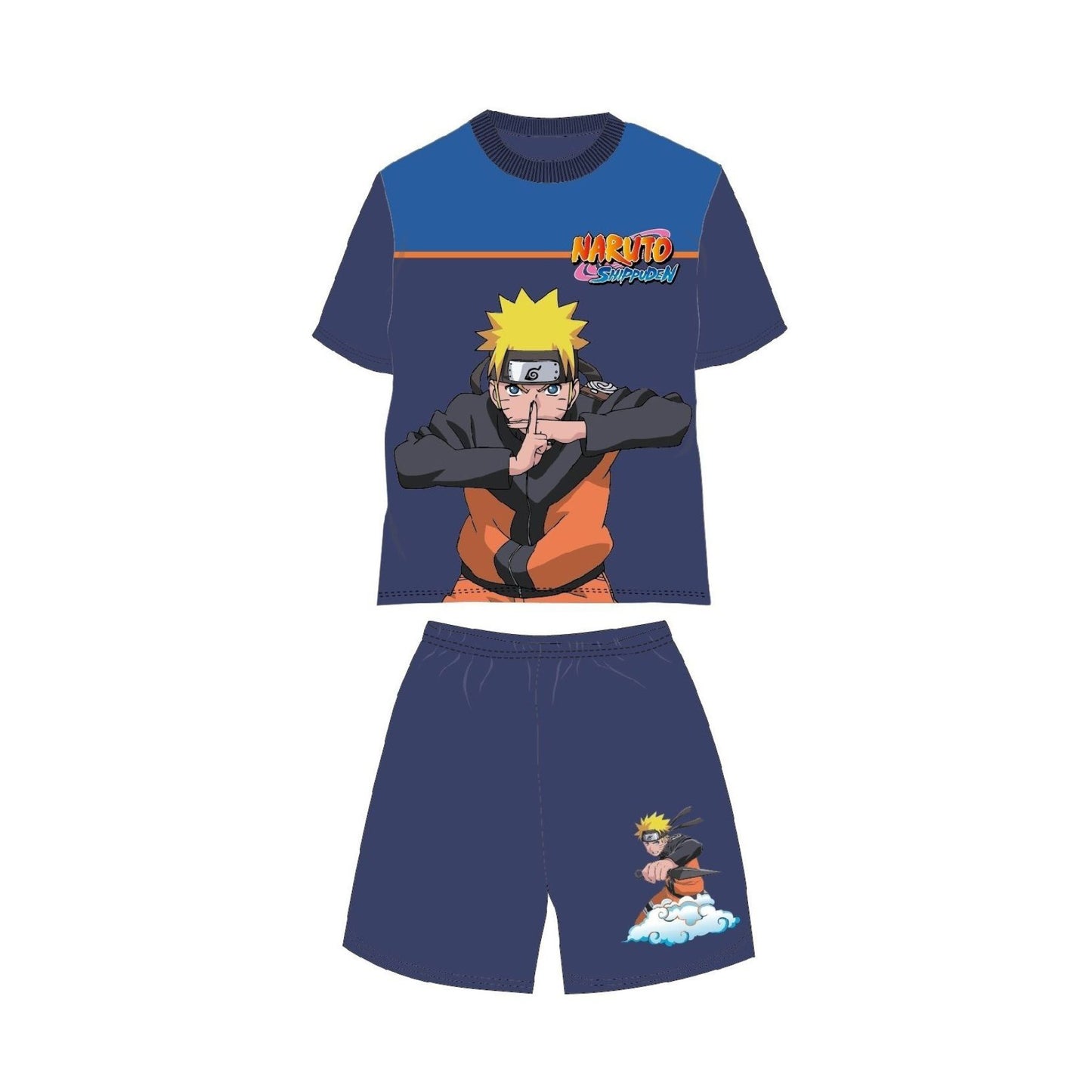 Naruto Shortama – Kinderpyjama & Anime Schlafanzug aus 100% Baumwolle