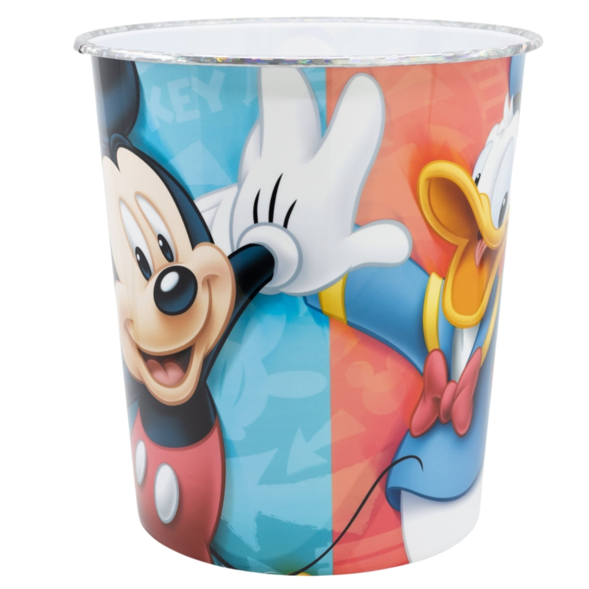 Disney Mickey Mouse 10 Lt Abfalleimer für Kinderzimmer mit fröhlichem Design