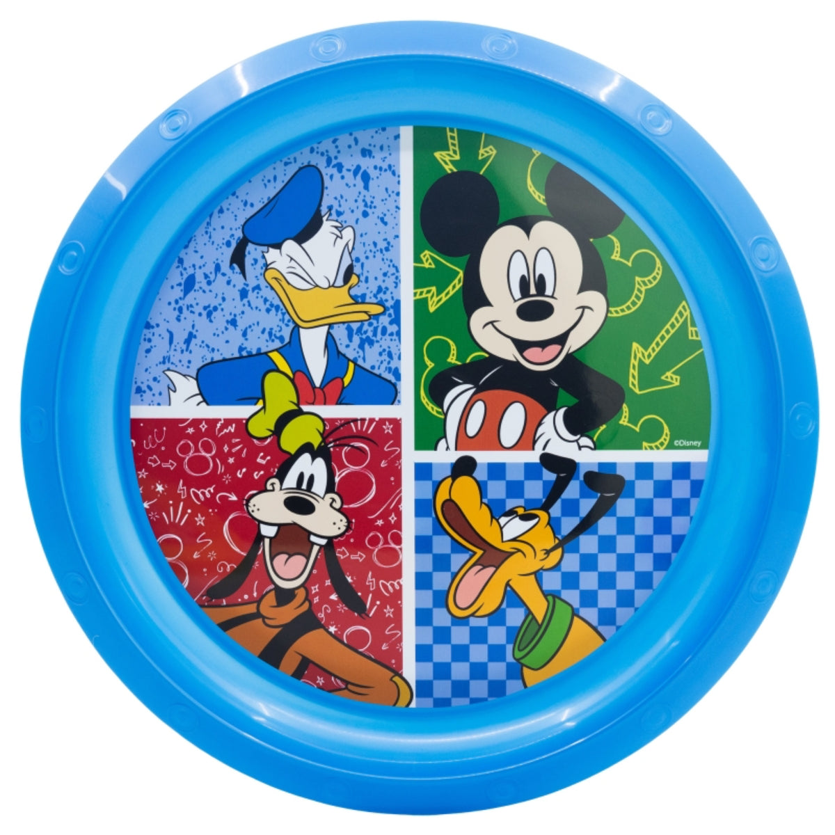 Disney Mickey Mouse Kinderteller – Bruchsicherer Essteller für Kinder mit Motivdesign