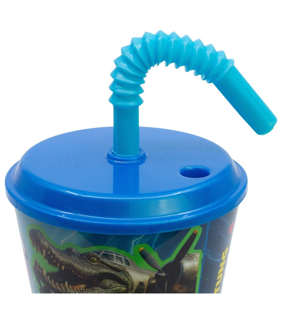 Italian Brainrot Kinderbecher 430 ml Tumbler mit Deckel und Strohhalm