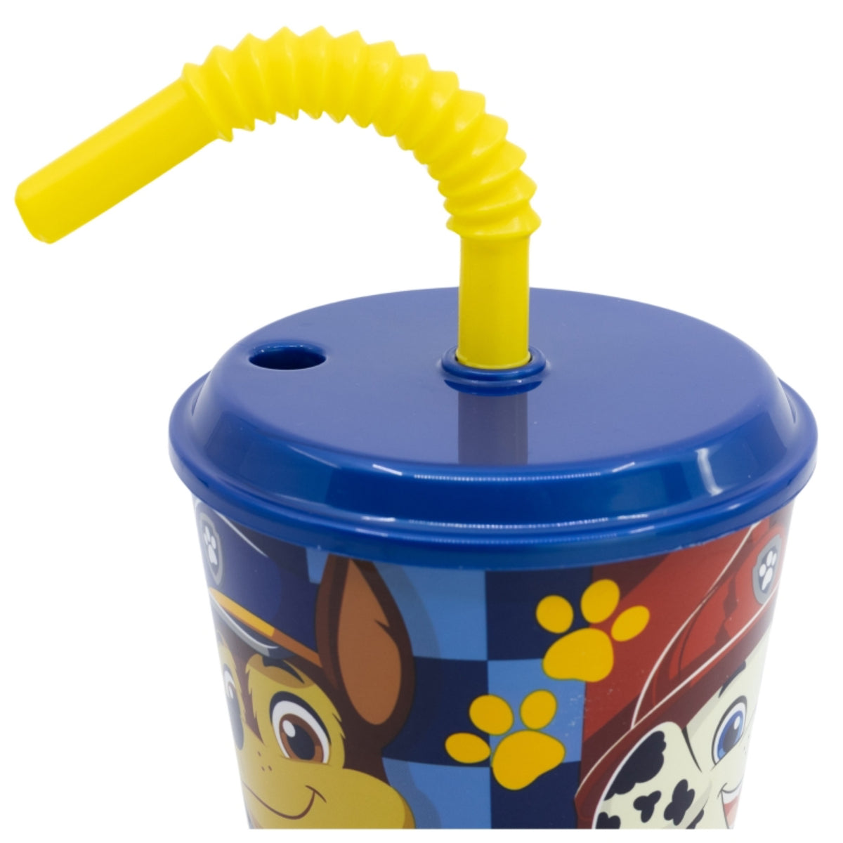 Paw Patrol Trinkbecher 430 ml mit Deckel und Strohhalm