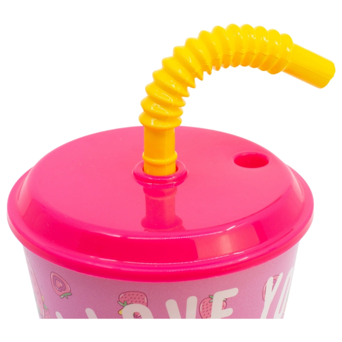 Toy Story Lotso Trinkbecher 430 ml mit Deckel und Strohhalm