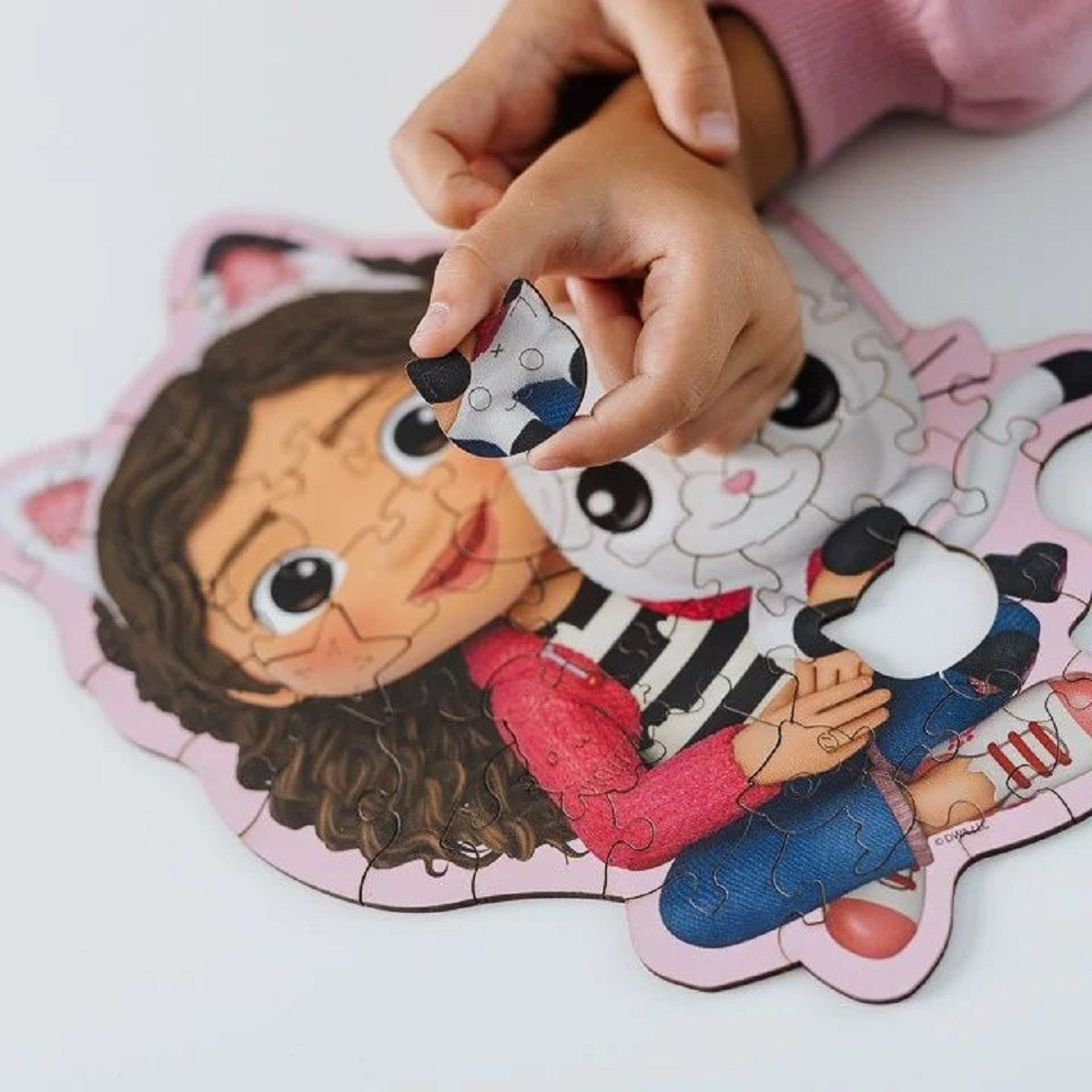 Gabby's Dollhouse Puzzle aus Holz – Robustes 50-teiliges Set für Kinder