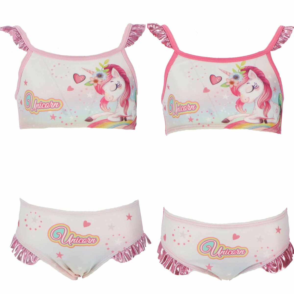 Einhorn Badeanzug für Mädchen Bikini für den Pool oder Strand