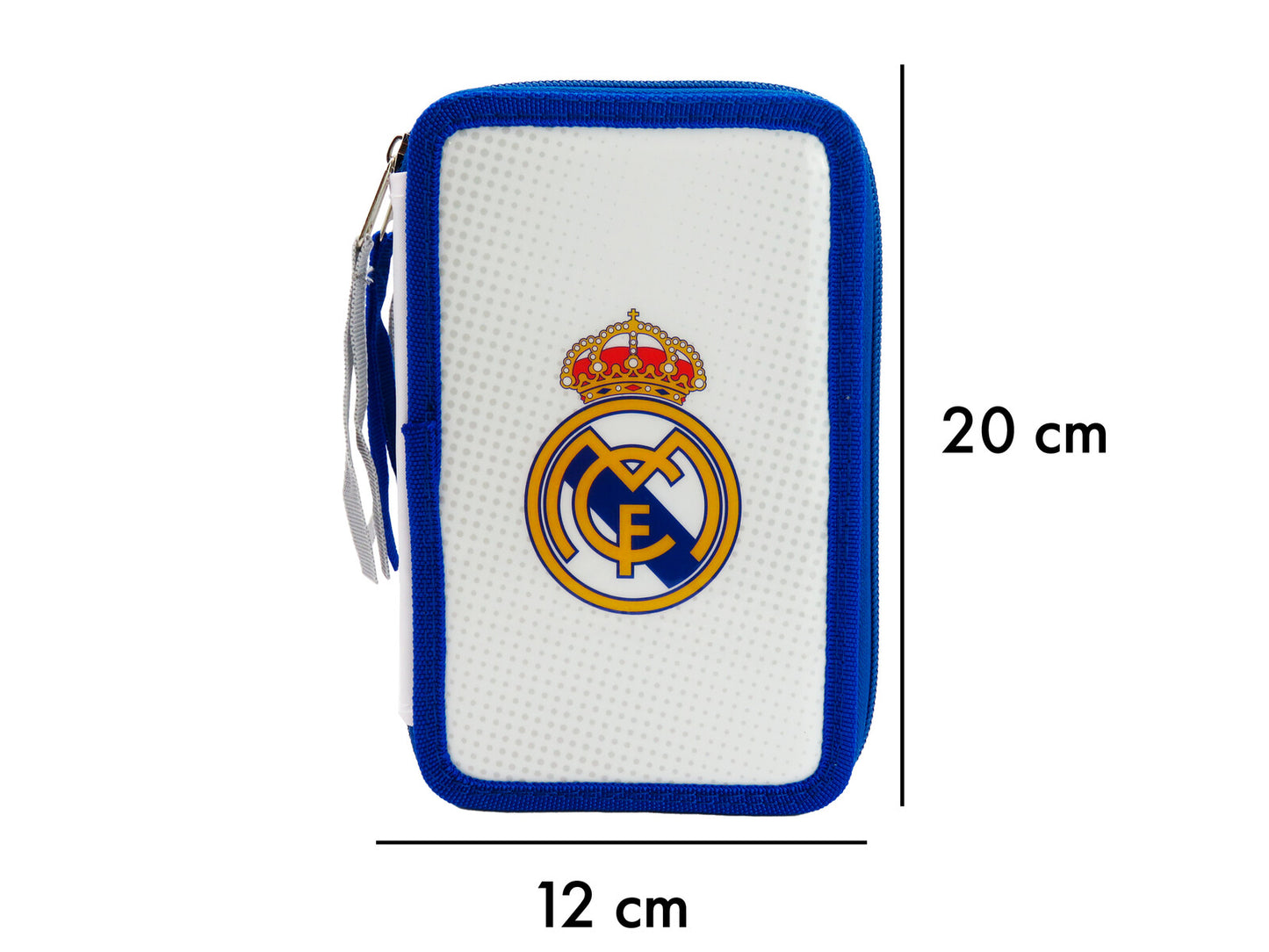 Real Madrid Federmäppchen gefüllt 3 Fächer Schreibwaren Set Schule Zuhause