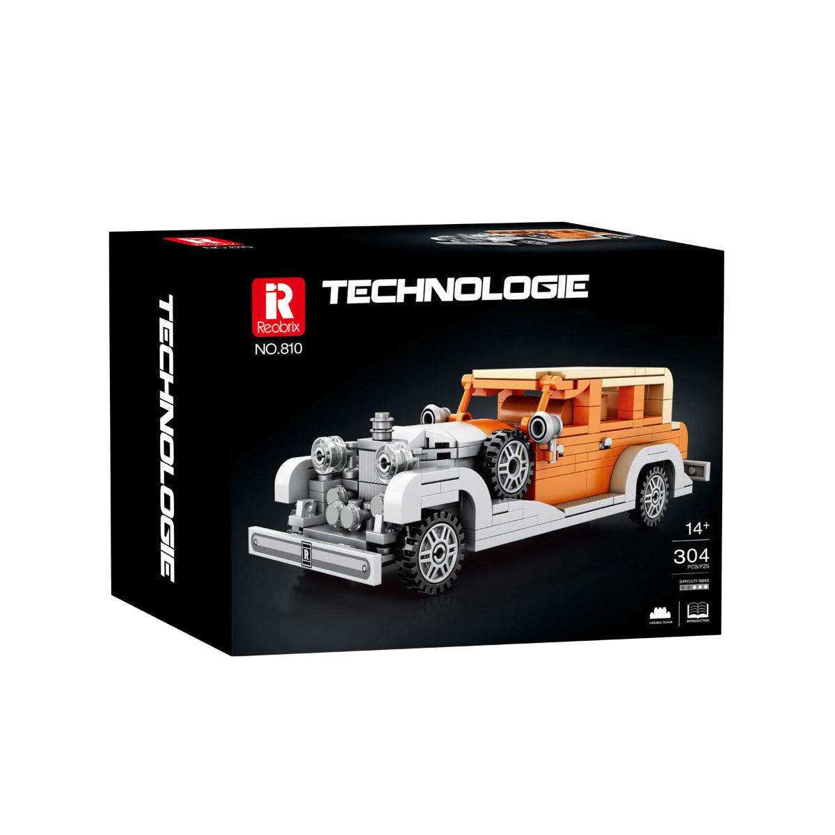 Reobrix 810 Limousine 1:24 Klemmbaustein Auto 304 Teile ab 14