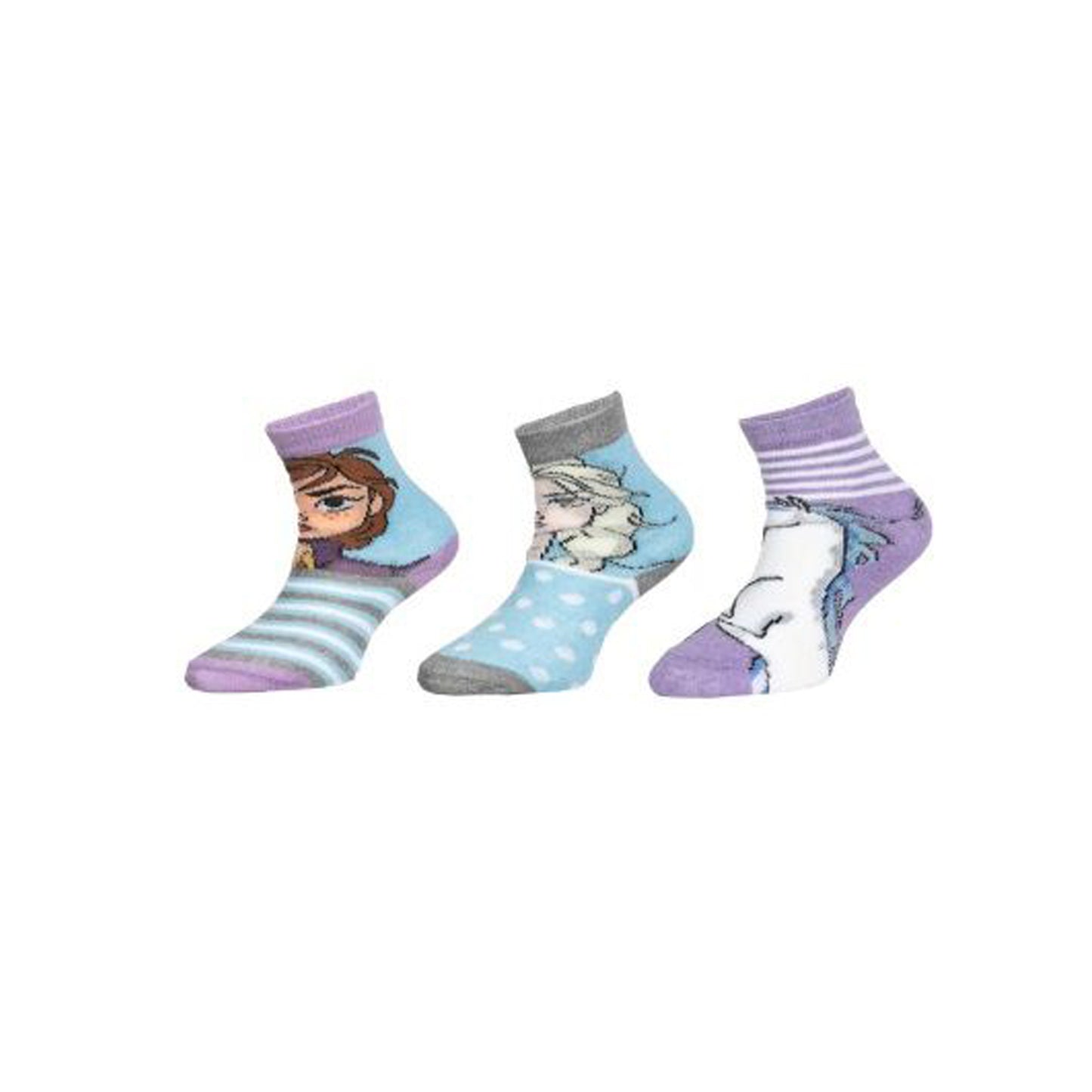 Disney Frozen Socken 3er-Pack – Winterliche Söckchen & Strümpfe für Kinder
