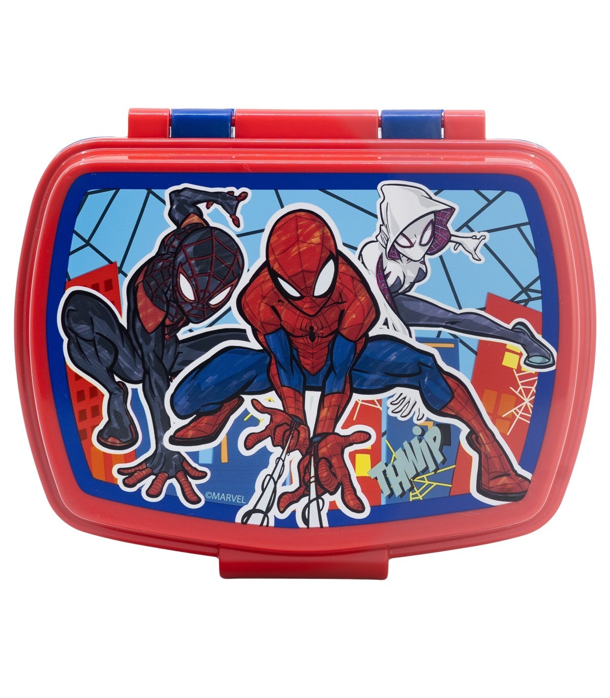Marvel Spiderman Lunchbox Kinder Brotdose für Schule Freizeit und Ausflug