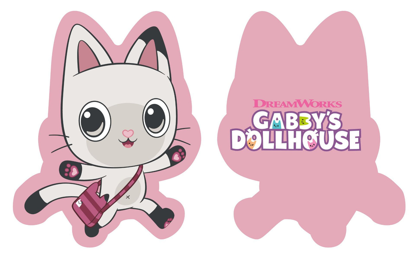 Gabby's Dollhouse Kissen Velours Kissen Ideal als Dekokissen