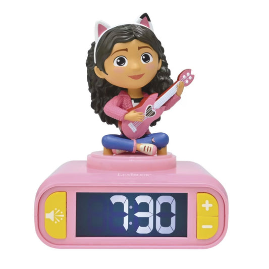 Gabby's Dollhouse 3D-Wecker Mit Nachtlicht und Soundeffekten