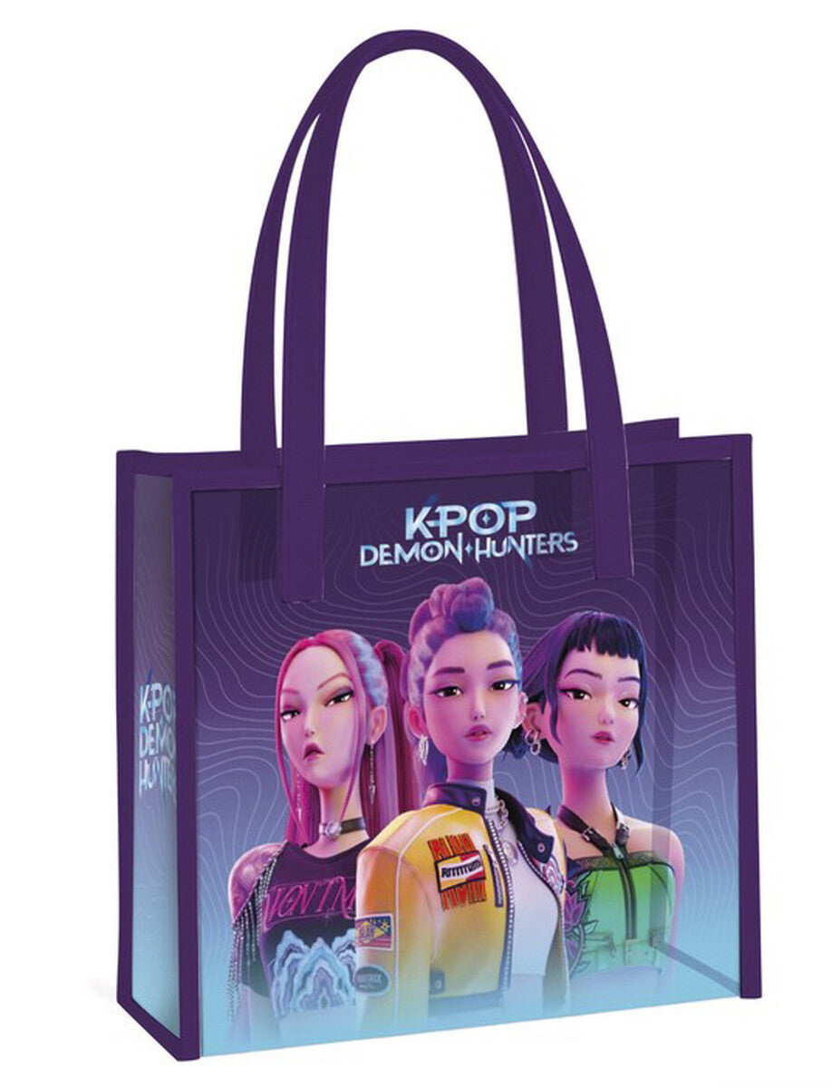 K-Pop Demon Hunters Tote Bag für Alltag Freizeit Shopping Reisen und unterwegs
