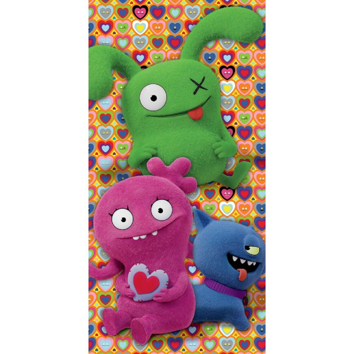 Ugly Dolls Strandtuch Badetuch Baumwolle für Strand und Schwimmbad 70x140 cm