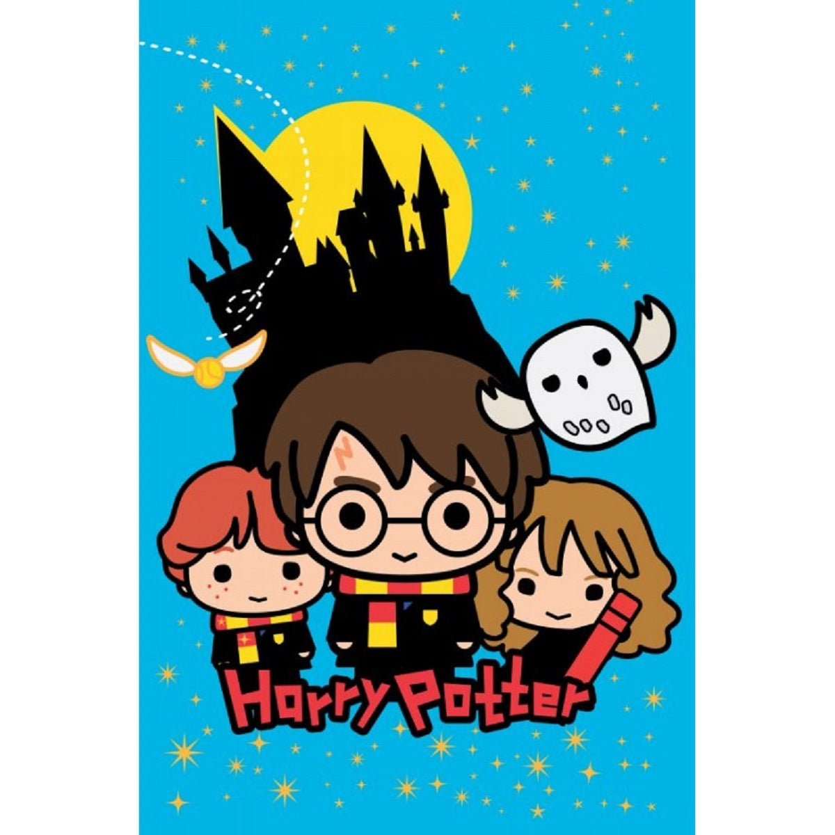 Harry Potter Decke 100 x 150 cm Kuscheldecke weich Wohndecke