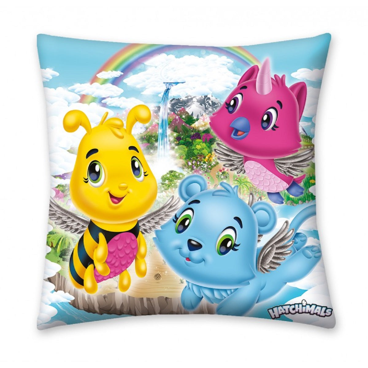 Hatchimals Dekokissen Kuschelkissen (1 Stk.) 40 x 40 cm aus Polyester