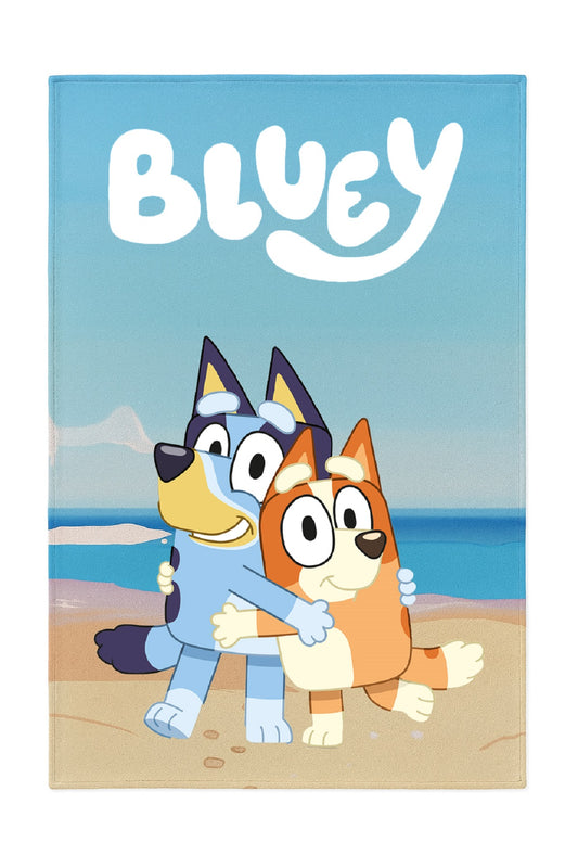 Bluey Decke Weiche Fleecedecke 100x150 cm für Kinder & Erwachsene