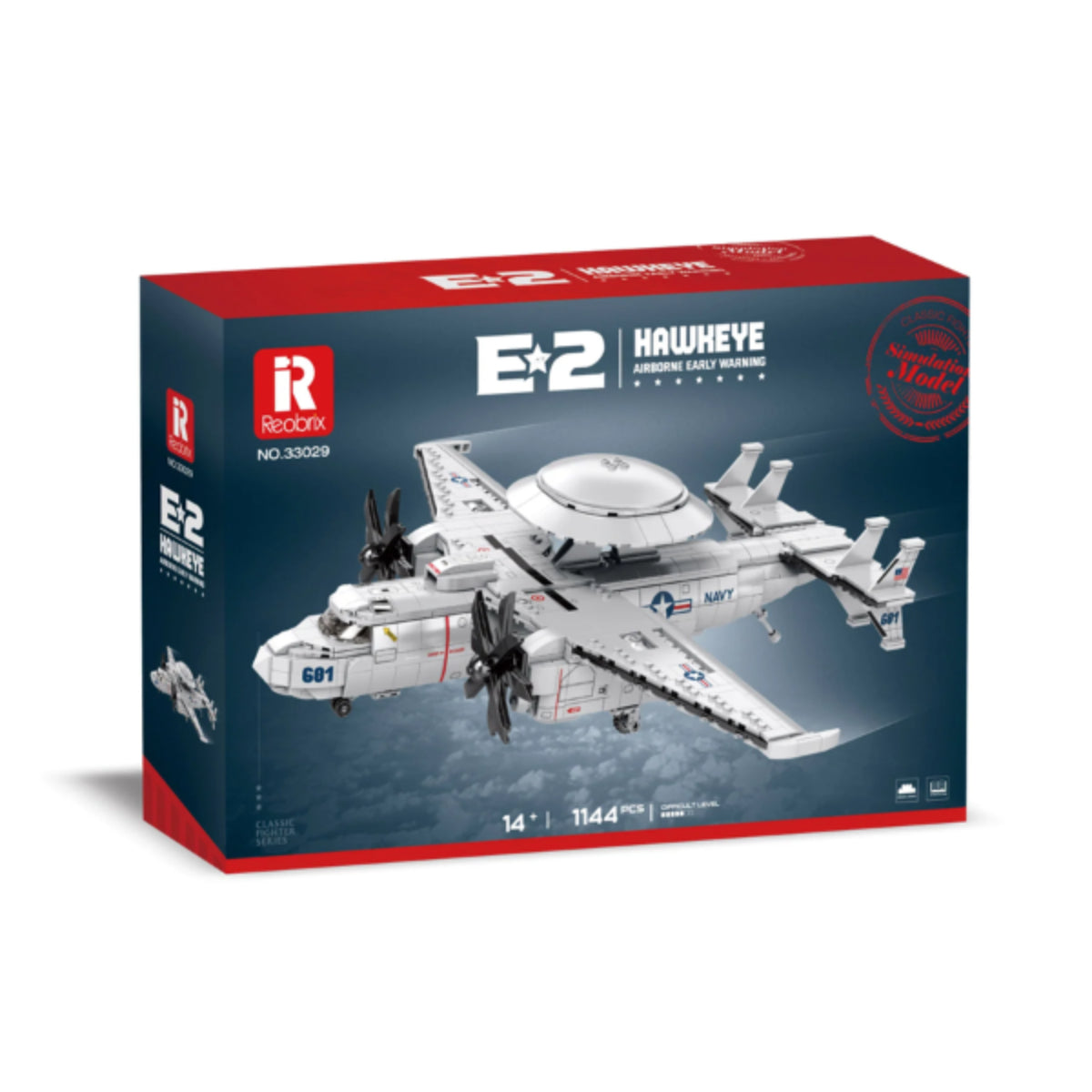Reobrix 33029 Frühwarnflugzeug Klemmbaustein 1144 Teile ab 14