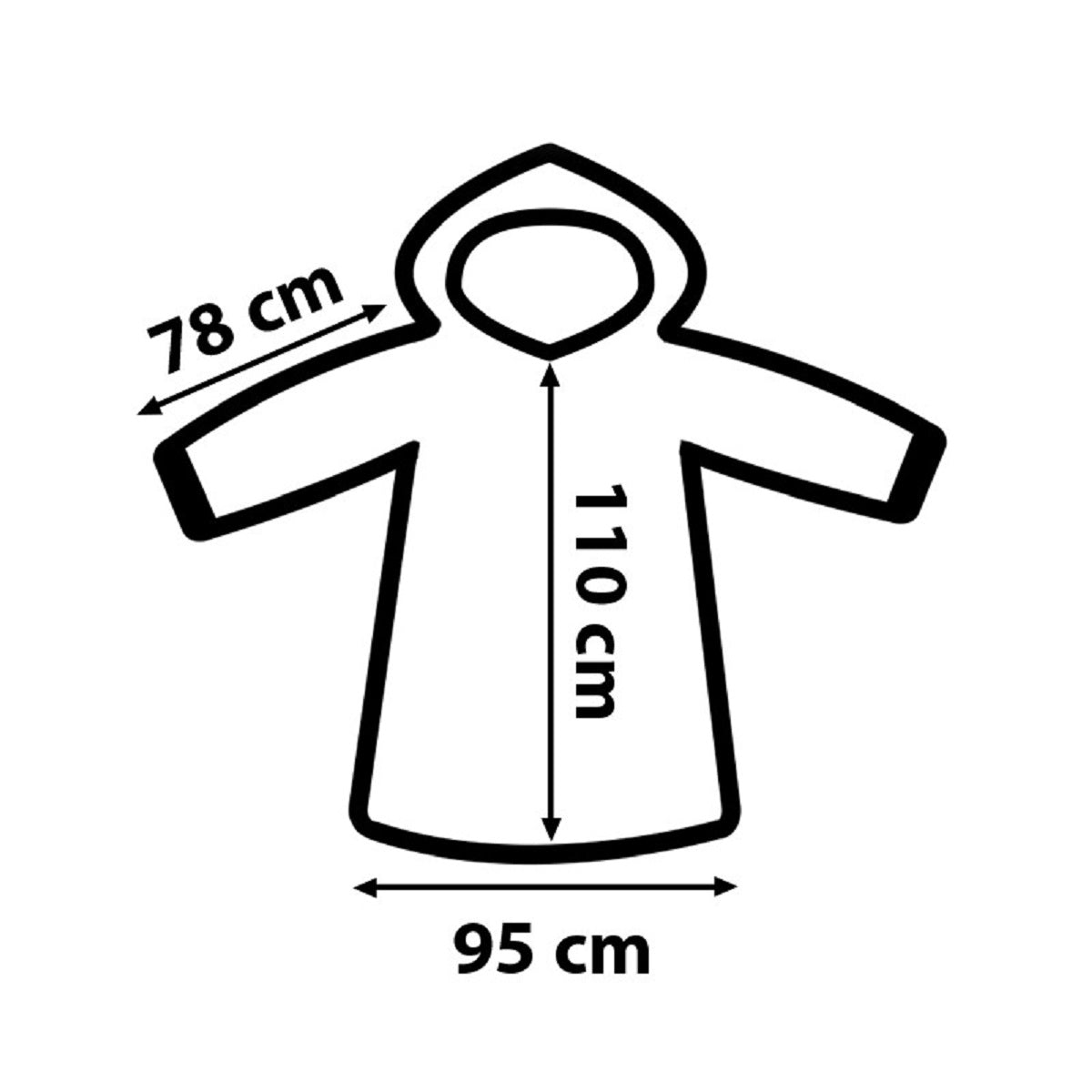 Demon Slayer Hoodie Blanket Groß 110 × 95 cm Kuscheldecke mit Ärmeln und Kapuze Oversize