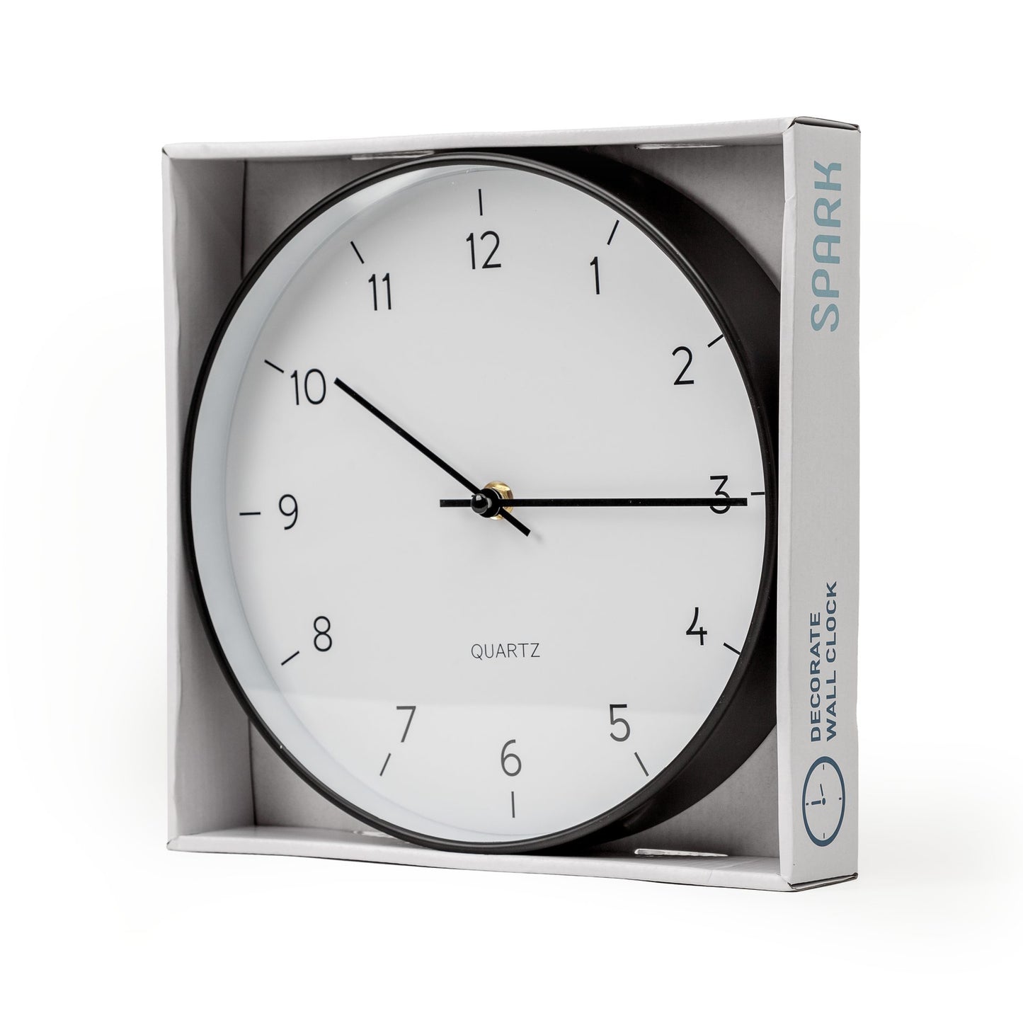 Platinet große runde Wanduhr Space mit Silent Quarzwerk