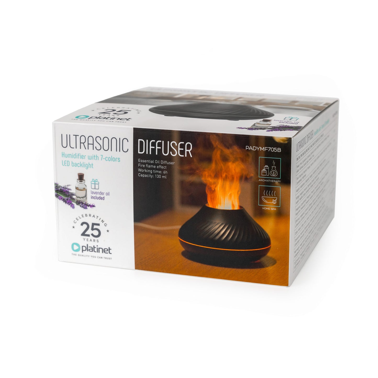 Platinet Kompakter Duft Heizgerät Aroma Heizer für Wohnräume Office